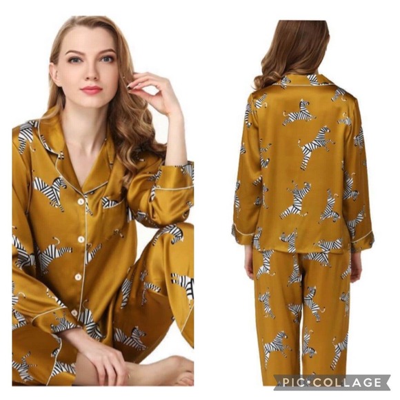 Freedom Silk Intimates Sleepwear Freedom Silk Mustard Yellow